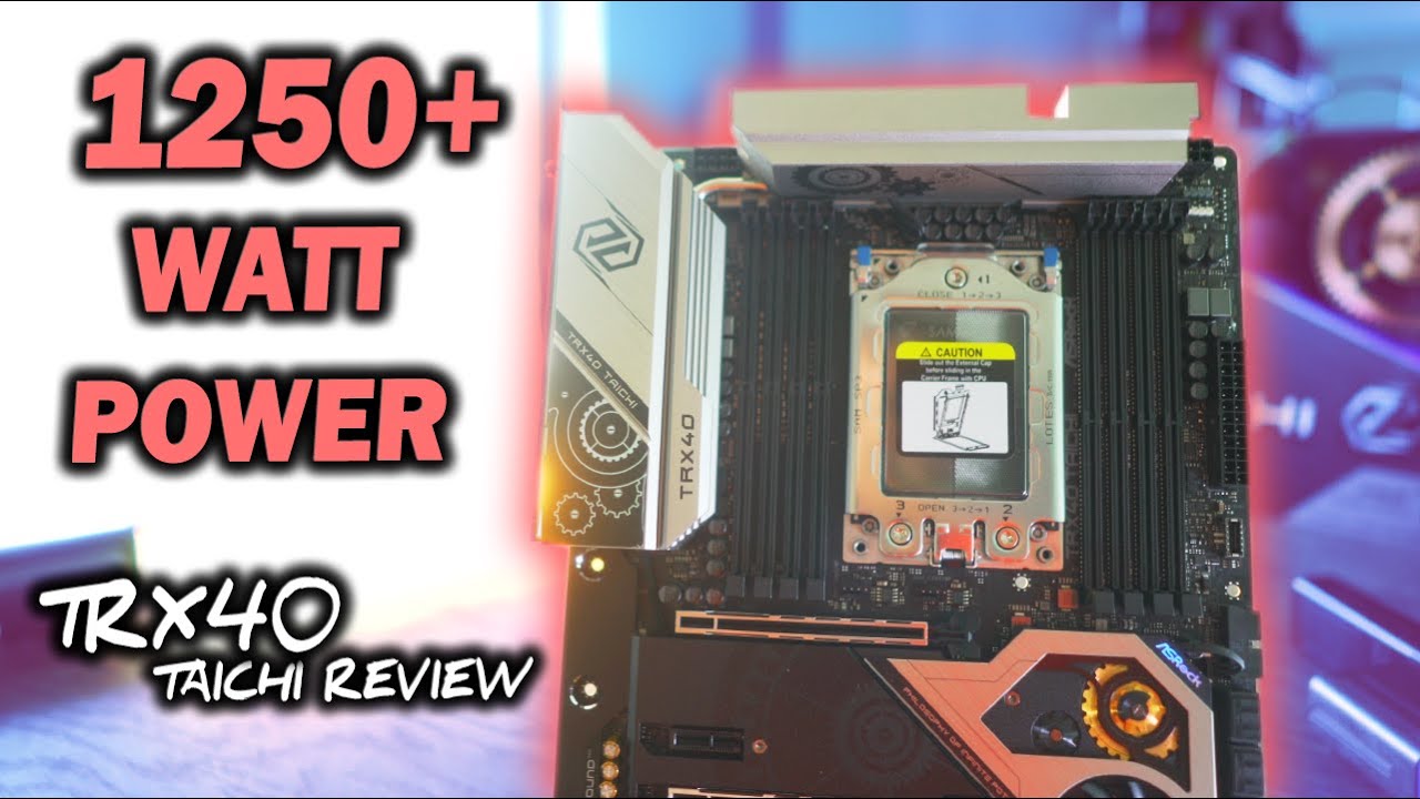 TRX40 ASRock Taichi Review - The ULTIMATE Threadripper Solution...?
