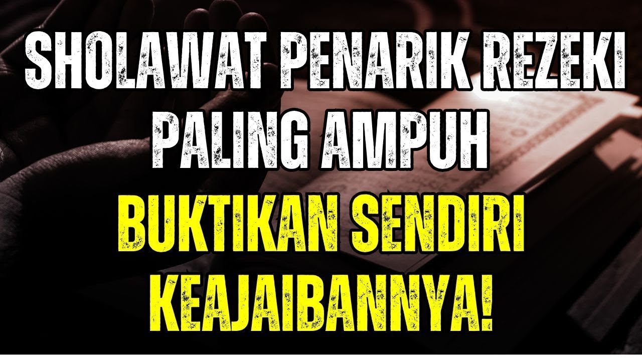 RAHASIA Sholawat Jibril! Rezeki Melimpah Datang Sendiri, Buktikan Sekarang 💰