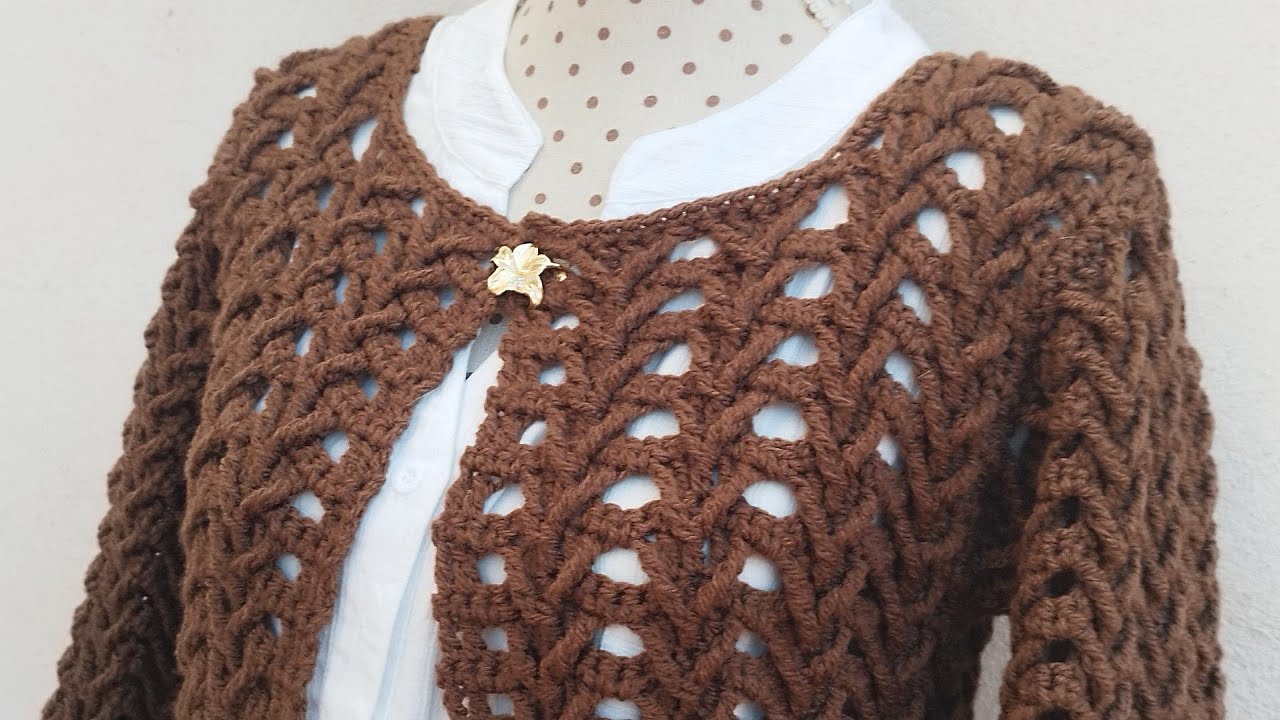 🌿 Descubre Como Hacer Un Abrigo  A Crochet: ¡Calidez y estilo en cada punto!