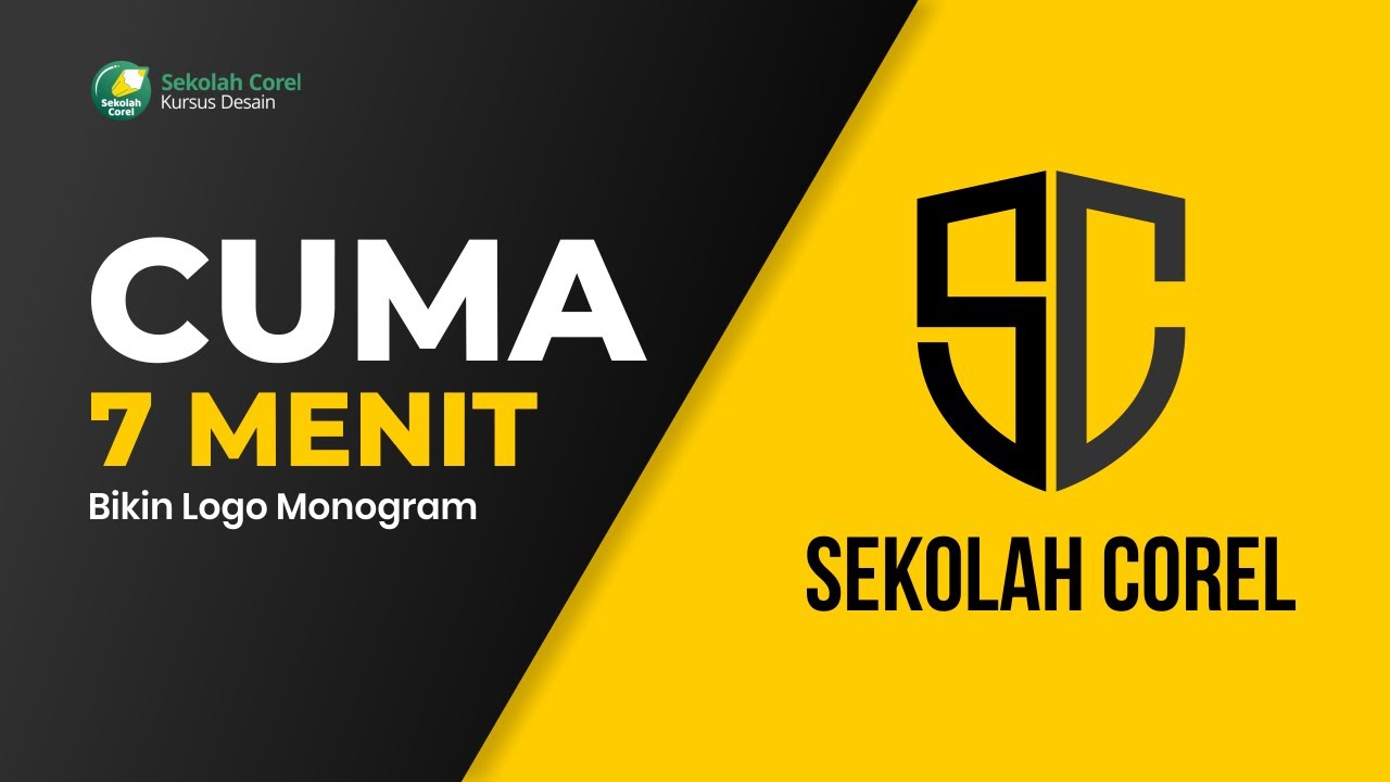 TUTORIAL Membuat Logo MONOGRAM di Corel Draw
