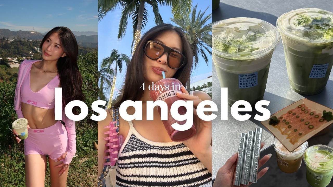 LA VLOG 🍵 L’Oreal Paris Extensionist brand trip, erewhon, matcha, Nobu, shopping etc