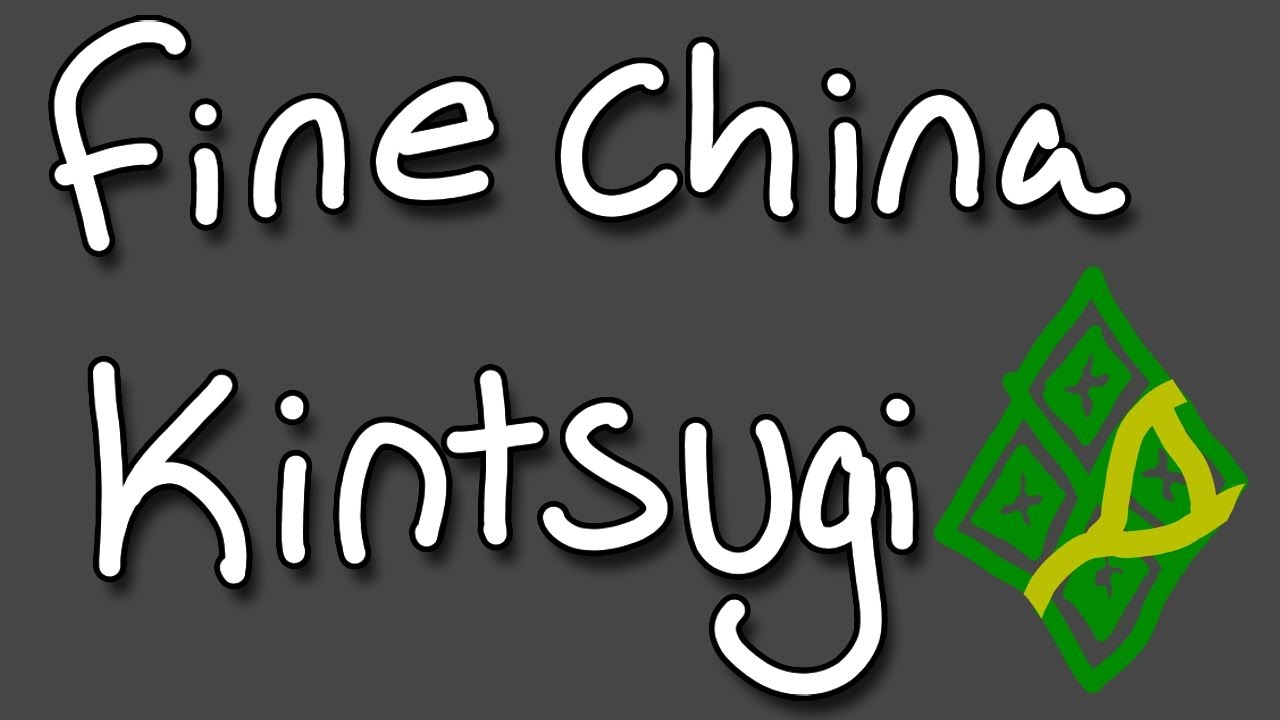 Green Fine China Kintsugi