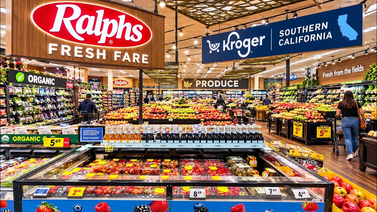🇺🇸 RALPHS CALIFORNIA – Kroger’s Everyday Grocery Store [4K Video]