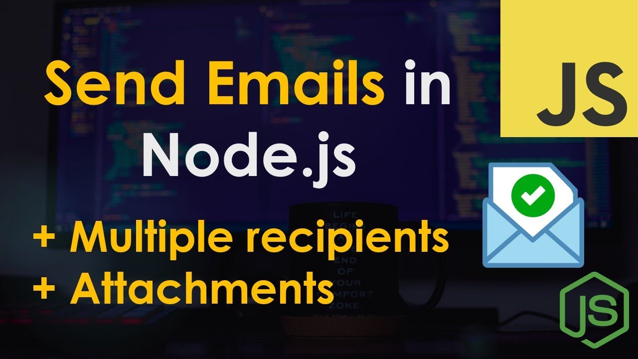 Отправка электронных писем в Node.js | Учебное пособие по NodeMailer