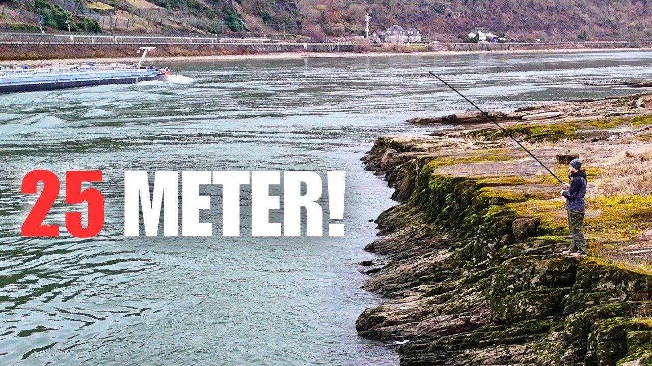 25 METER TIEFE! Verstecken sich hier die Monster-Zander? (Loreley, Angeln, Raubfisch)
