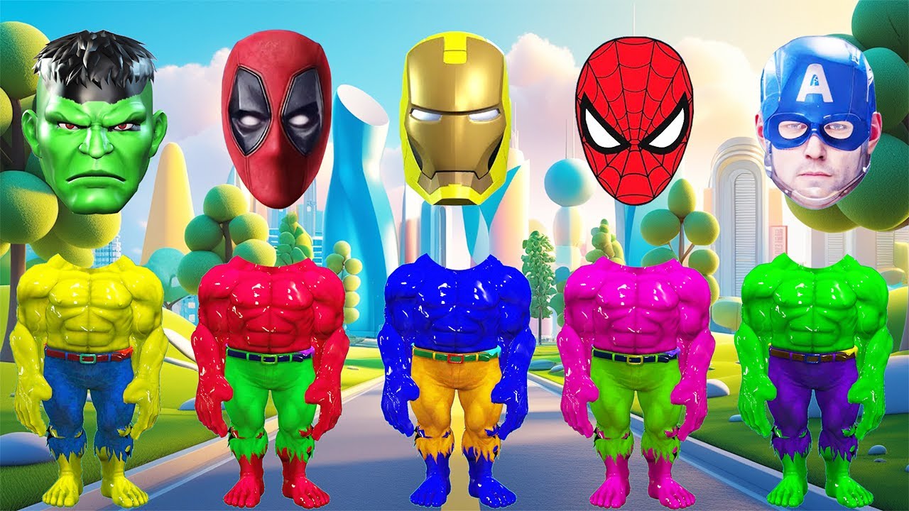 TEBAK GAMBAR TOP SUPERHERO I AVENGERS, CAPTAIN AMERICA, SPIDER MAN, IRON MAN, HULK, VENOM, MARVEL