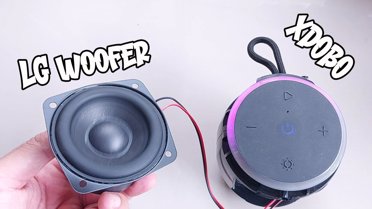 LG 3 Inch Speaker vs  Xdobo BMTL Rainbow