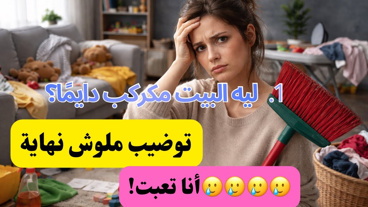 كل يوم أوضّب البيت… وبرضه حاسة إنه مش متوضب! ليه؟
