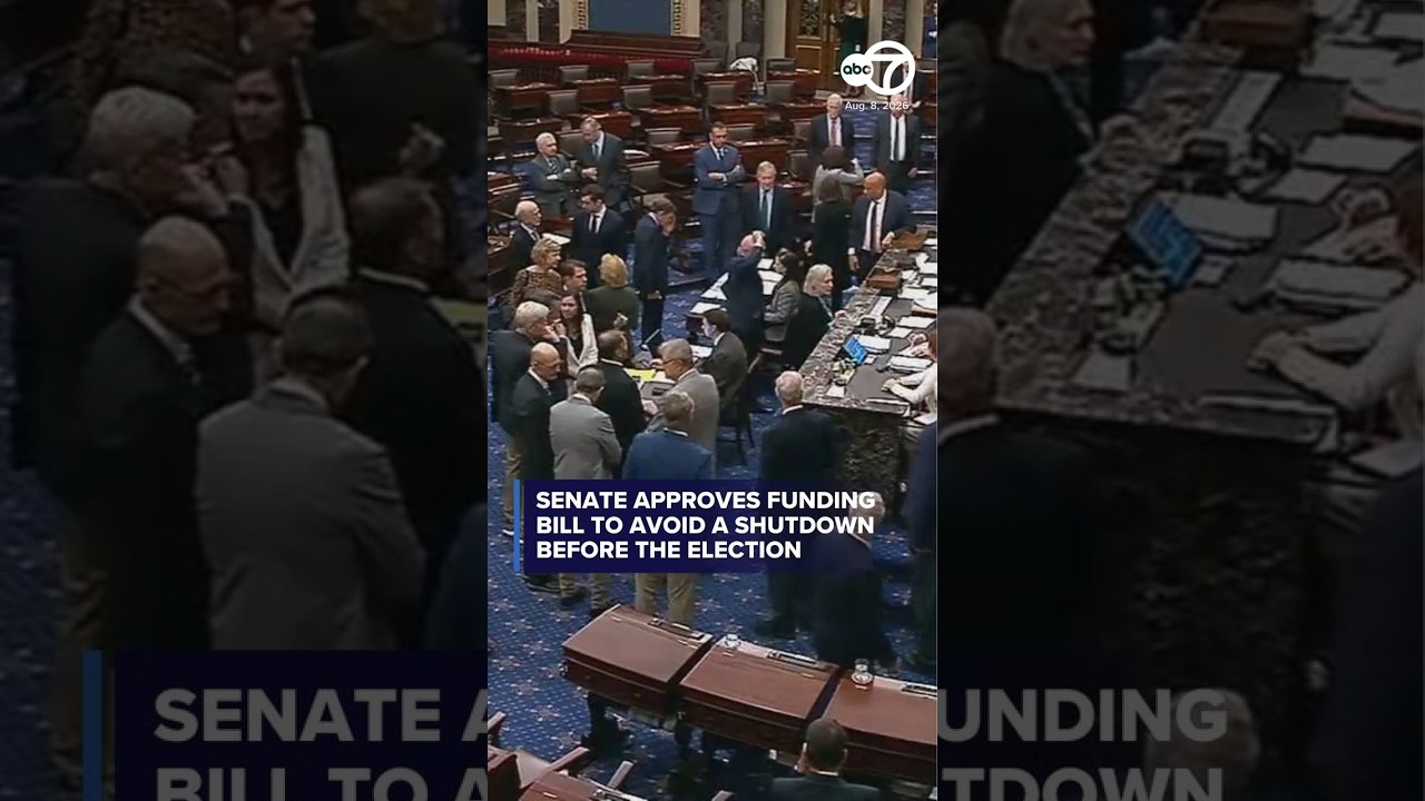 Senate approves funding bill to avoid a shutdown before the election