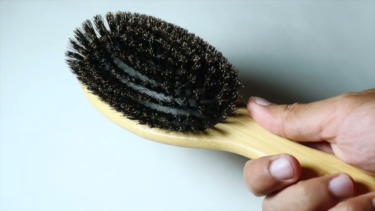100% Full Boar Bristle Hair Brush #hairbrush