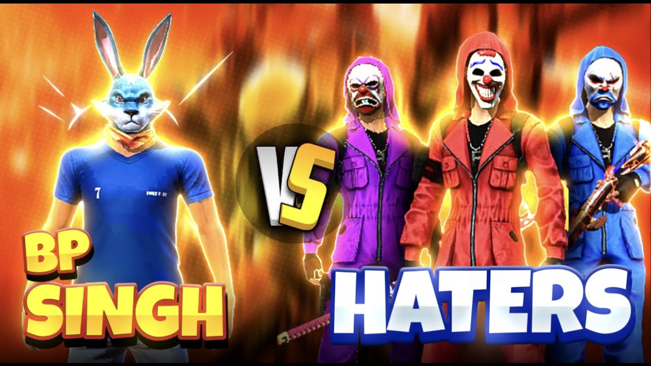 1 VS 4 CLUTCH AGAINST 🤖 HATER😎🤬 @NONSTOP GAMING BETTER THEN PRO HACKER 