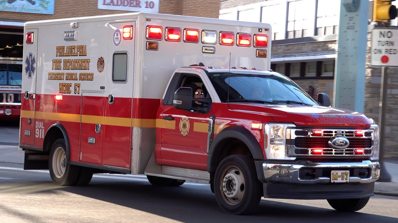 Philadelphia Fire Department *NEW* Medic 57 Responding