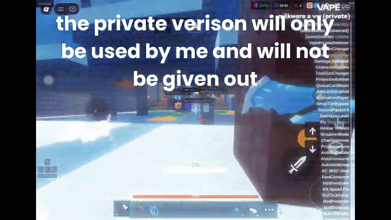 uh showcasing my upcoming config (milkware READ DESC)