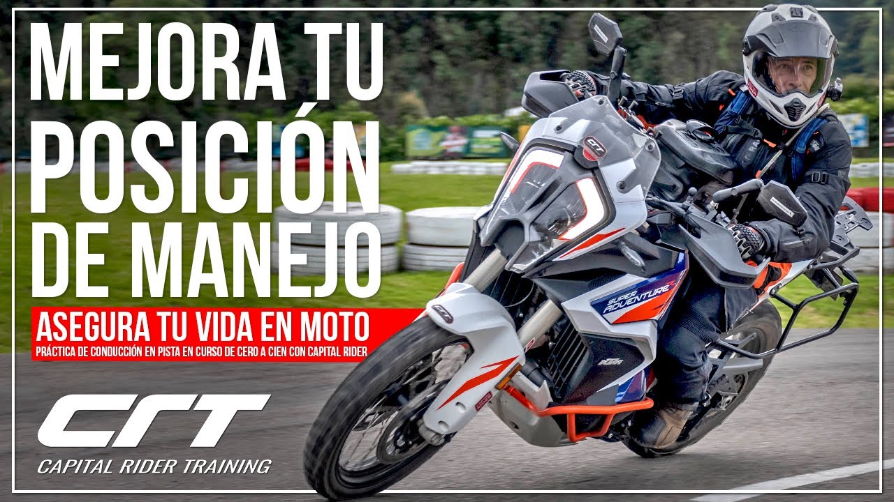 CÓMO MANEJAR MOTO DE FORMA SEGURA PARA PRINCIPIANTES, CORRECTA POSICIÓN DE MANEJO #capitalrider