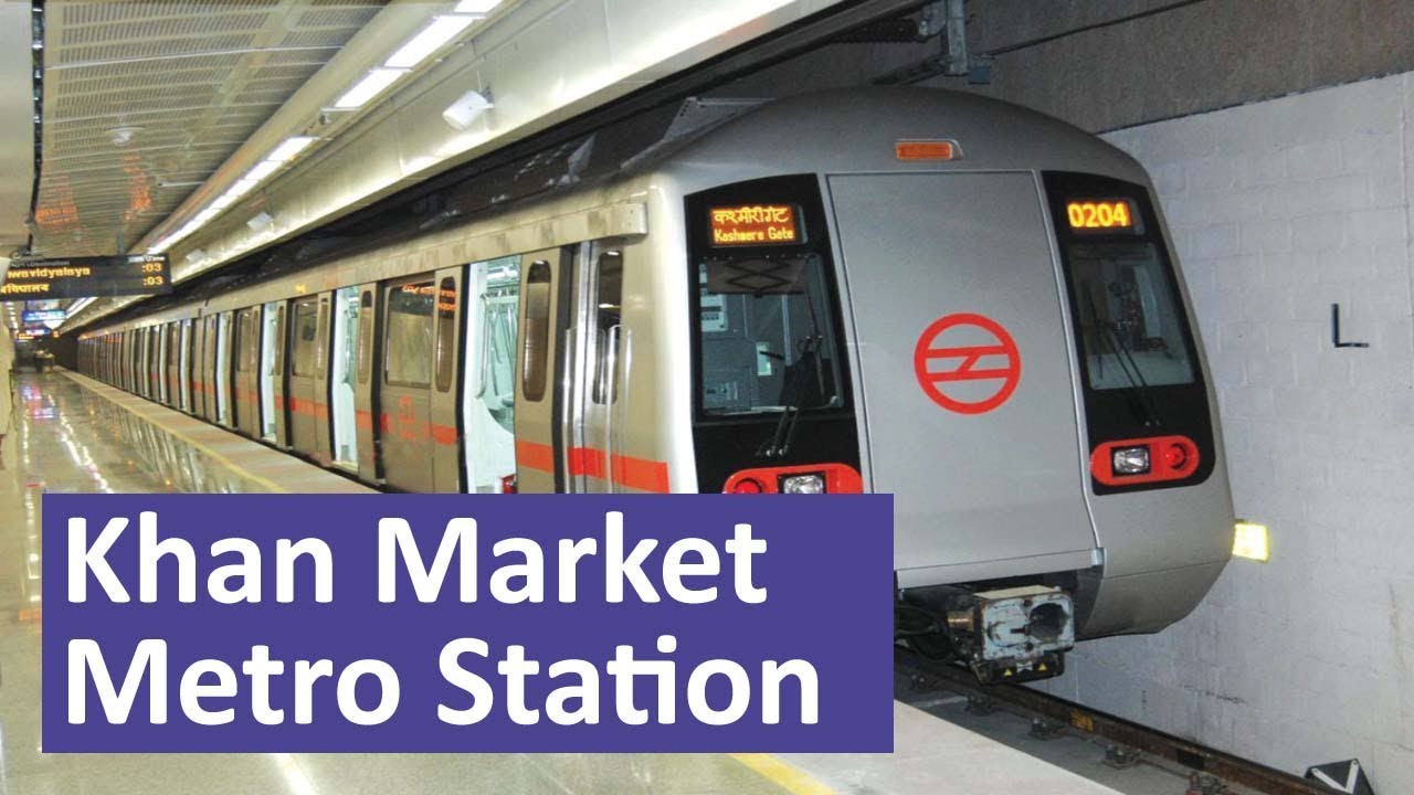 Khan Market Metro Station - Exit Gates, ATM | Nearest Metro Station to Khan market and Lodhi road
