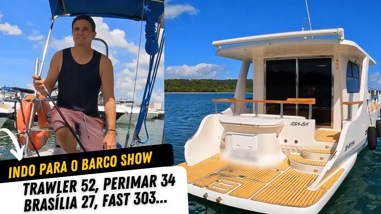 Levando Barcos para Feira Náutica em Apenas 30 Minutos