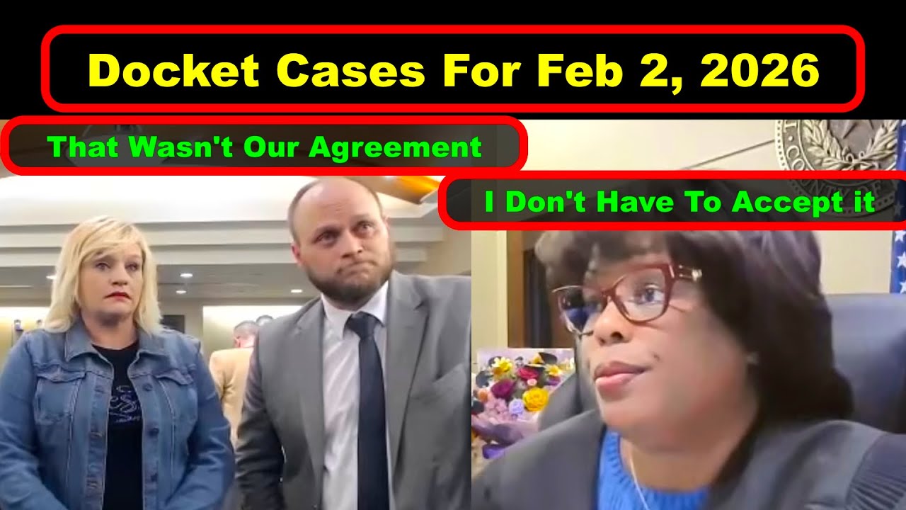 Judge Boyd's Docket From Feb 2nd,  2026  - Vikky's Court Watch