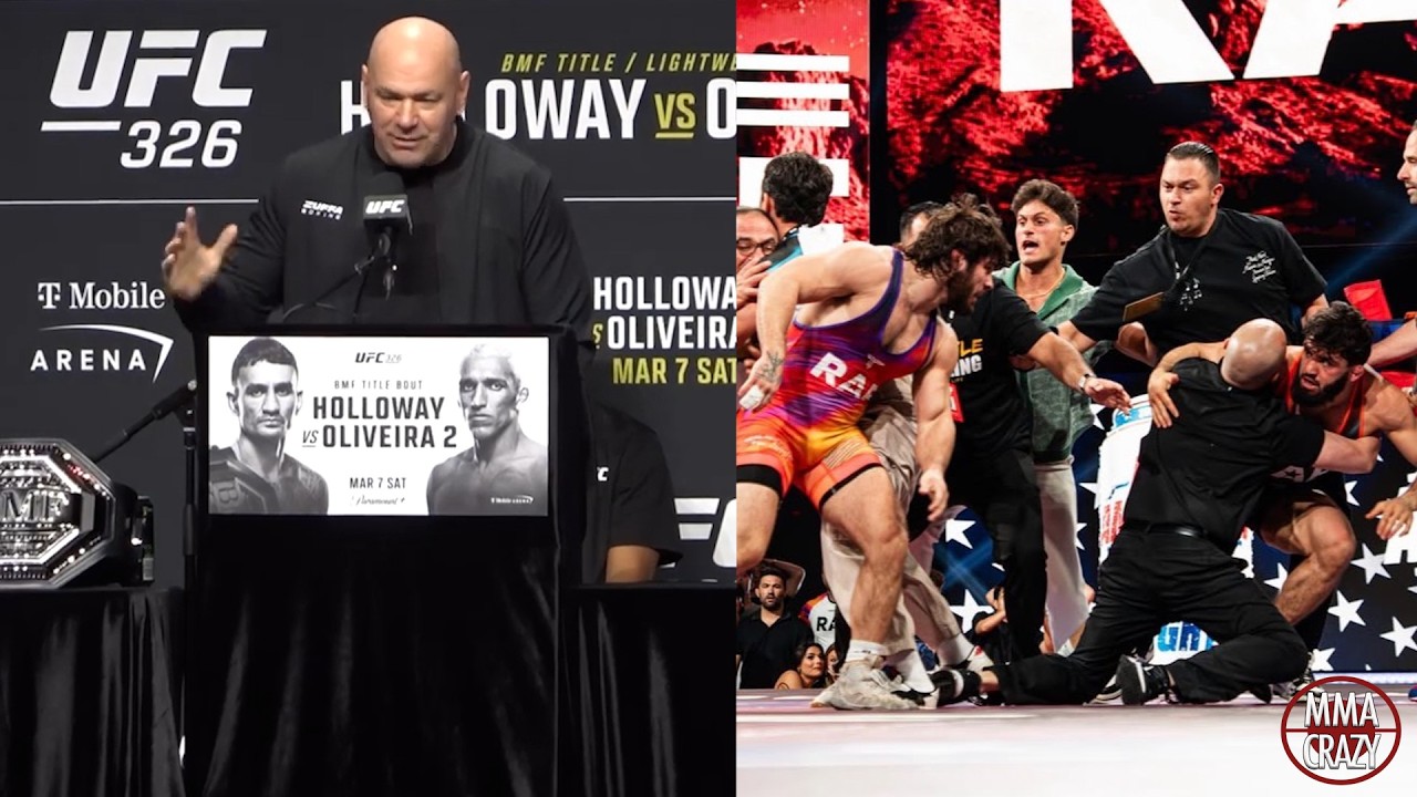 Dana White reacts to Arman Tsarukyan BRAWL after RAF 6