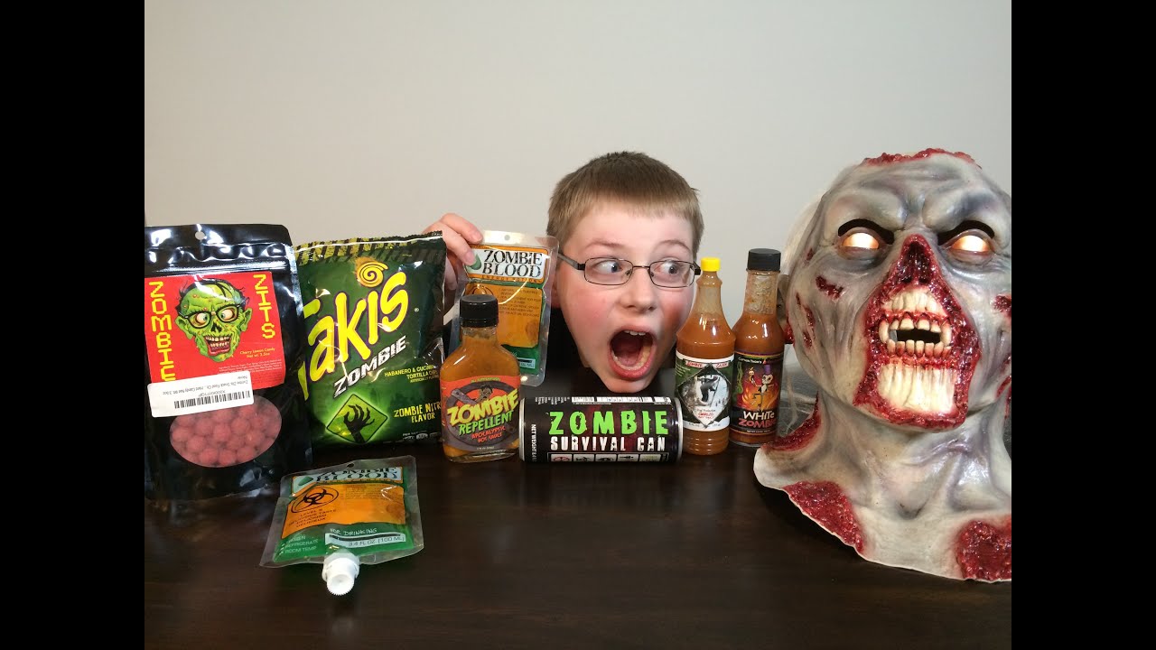 Zombie Gauntlet : Eating Blood, Zits, Takis, Hot Sauce Challenge : Crude Brothers