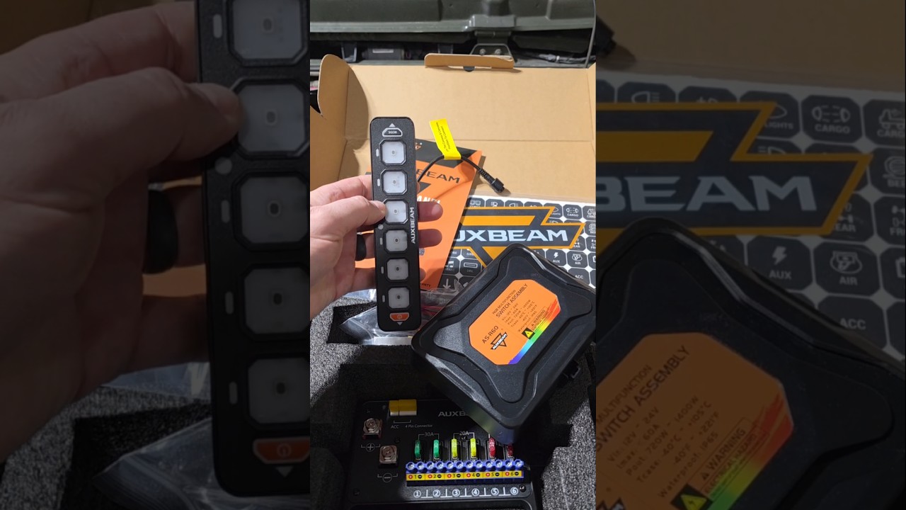 6 переключателей для внедорожных фар #offroad #lightbar #lightswitch #offroadlights