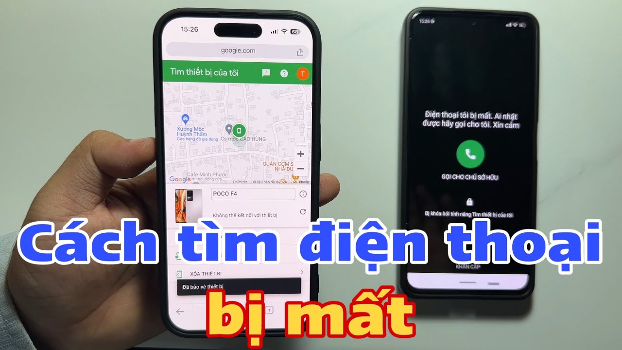 Cách tìm điện thoại Android bị mất