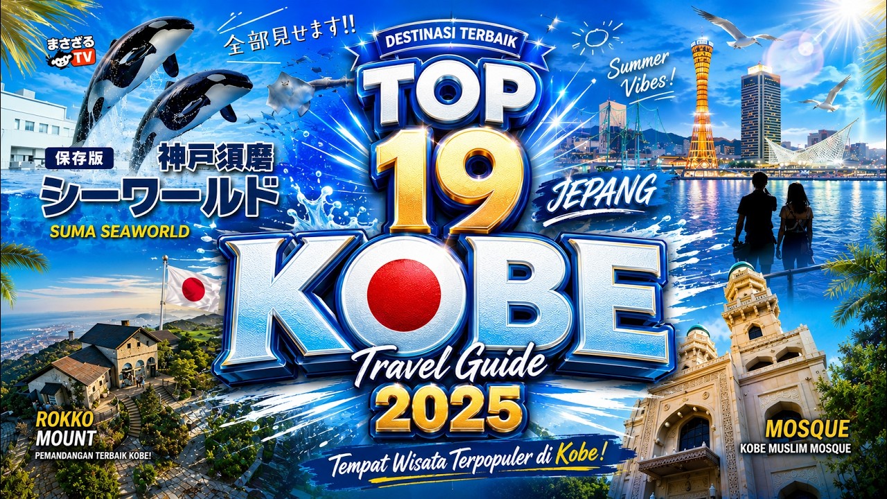 19 Tempat Wisata Popular dan VIRAL di KOBE - JEPANG ! NO. 7, 10, dan 18, WAJIB KAMU KUNJUNGI 2025