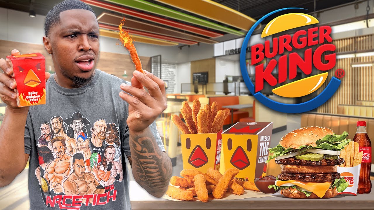 Я попробовал острую курицу фри из Burger Kings