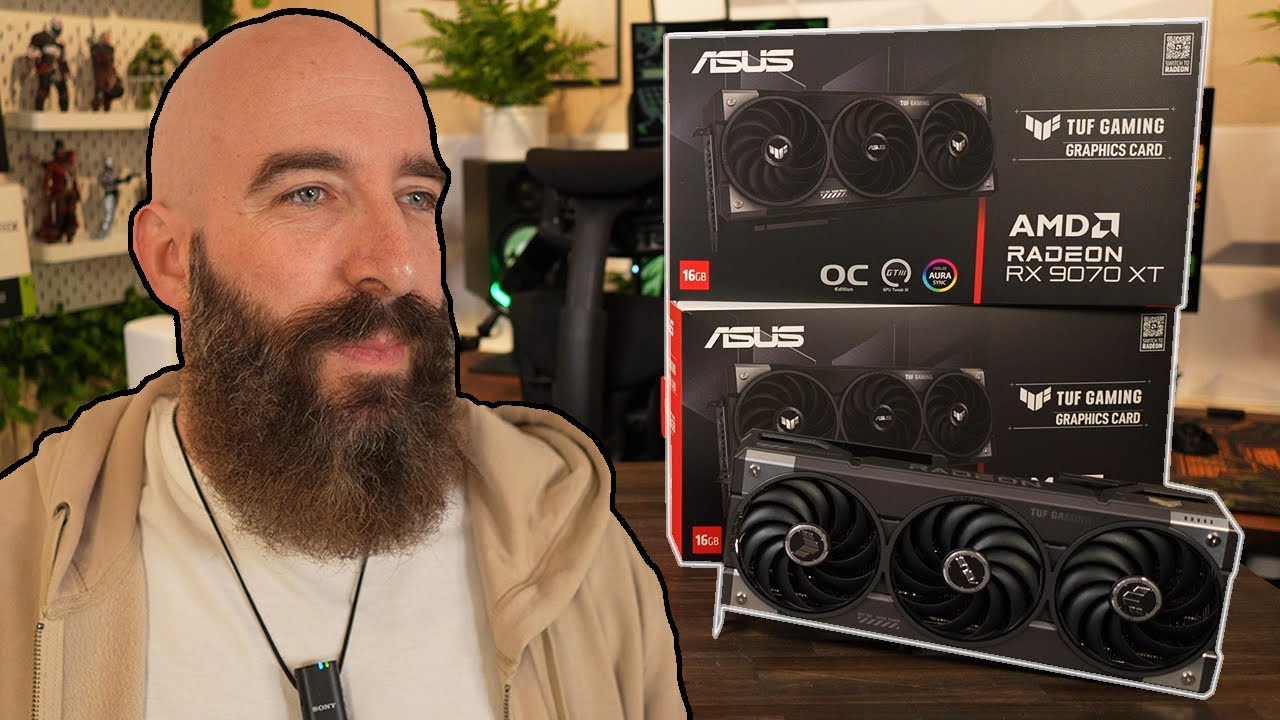 ASUS TUF RX9070 and RX9070 XT Review! (Thermals / Gaming Benchmarks)