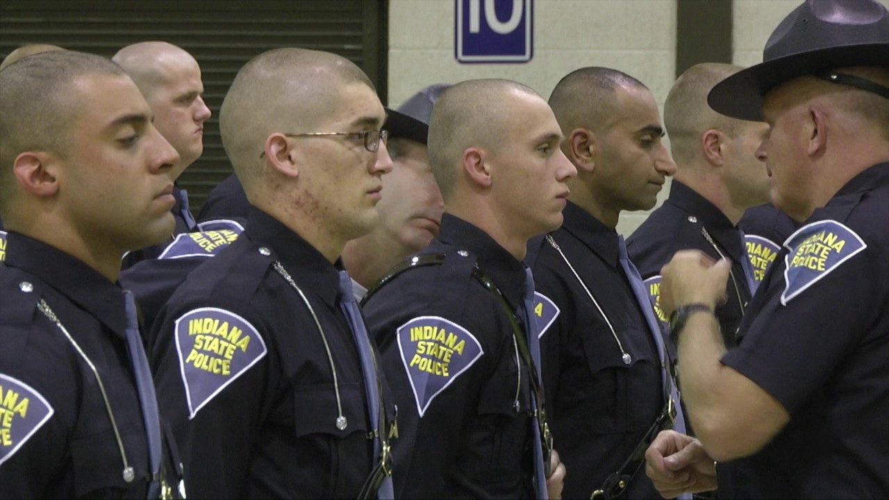 Indiana State Police - The 77th Recruit Class Inspection