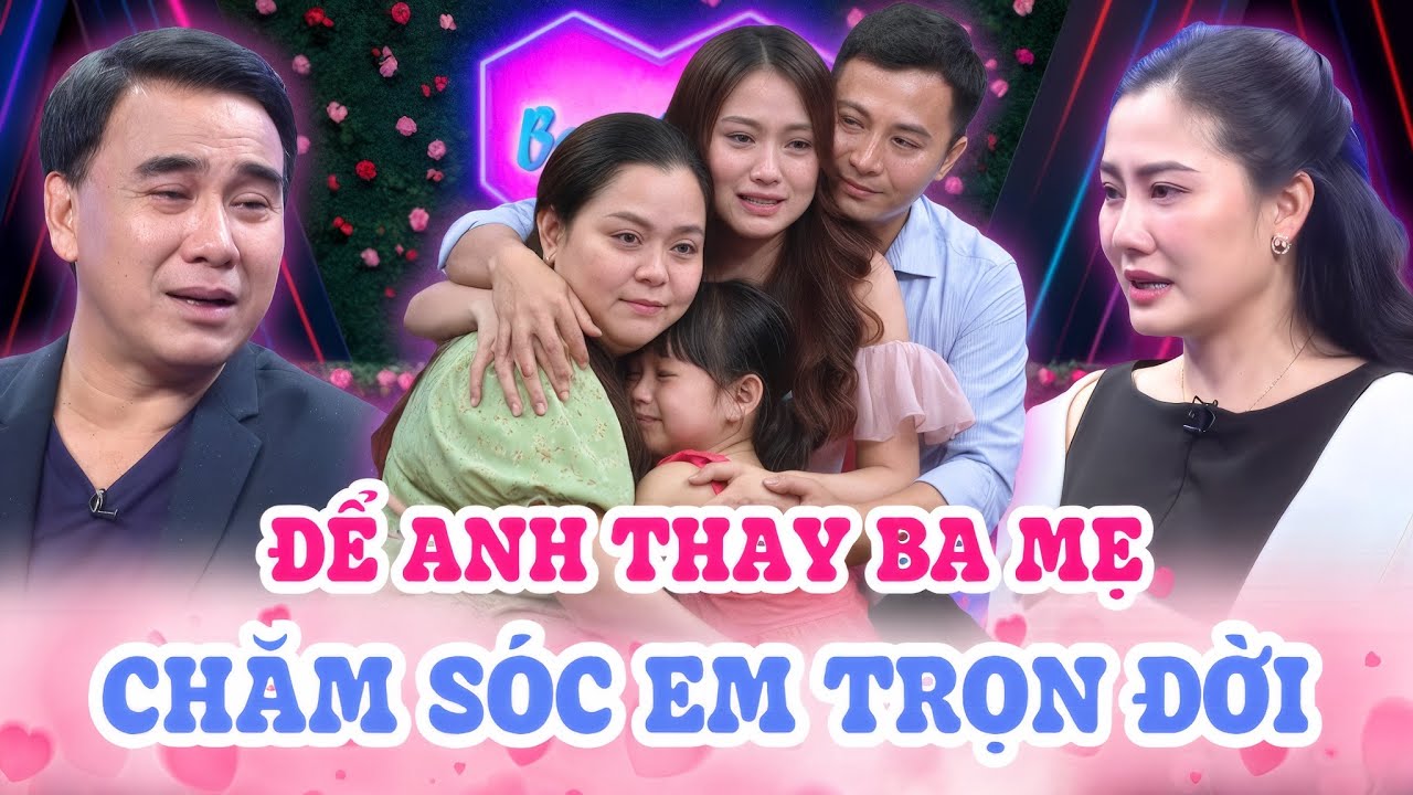 CHÁU GÁI CÙNG MẸ DẮT DÌ ĐI TÌM CHỒNG BẬT KHÓC mong em gái có được hạnh phúc để cha mẹ an lòng