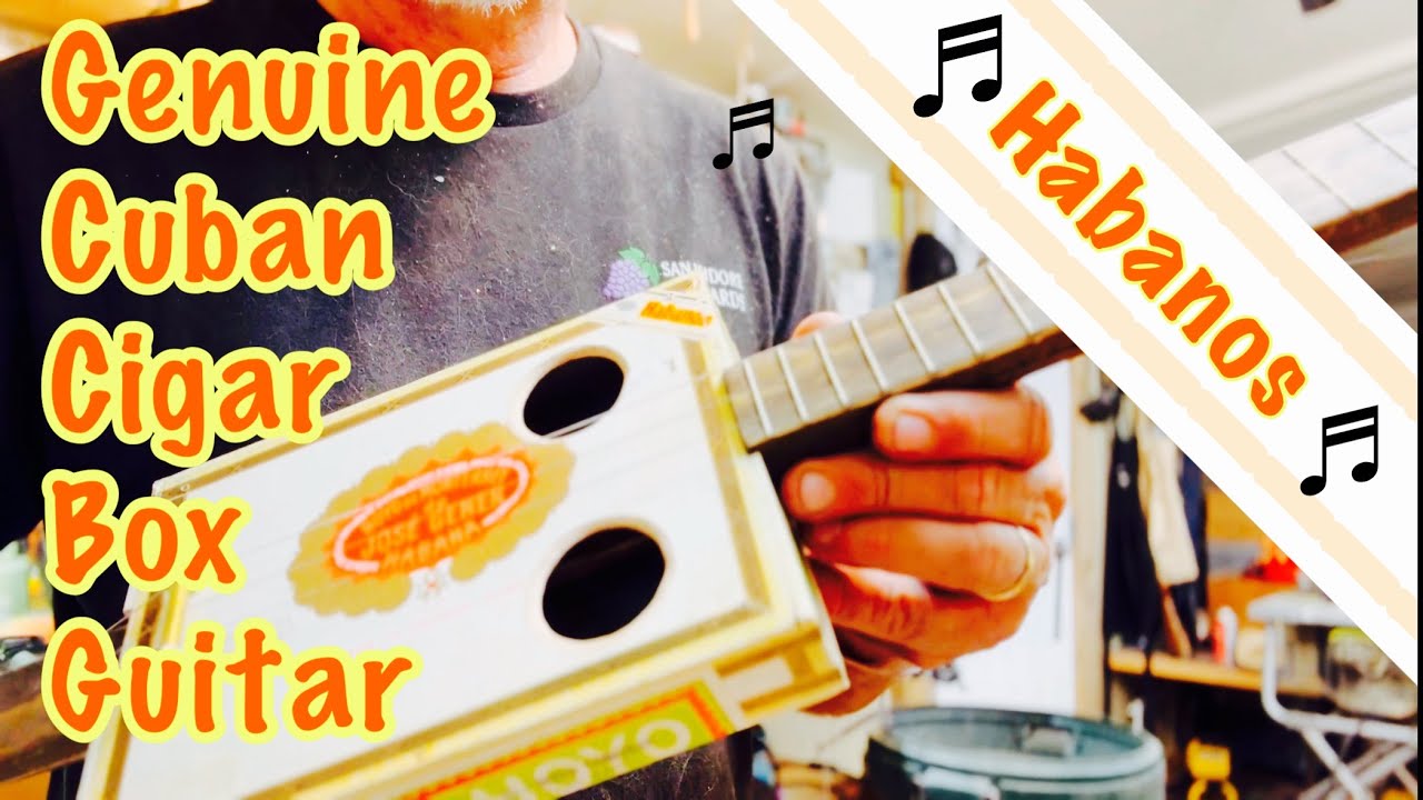 Cigar Box Guitar - Genuine Cuban - Habanos - 23 Inch Scale - Tuned EBE