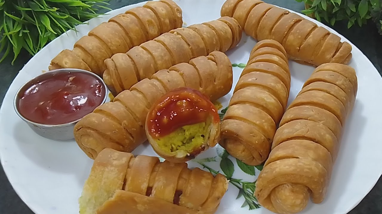 घर की रखी चीजों से बनाएं समोसा रोल Trending samosa roll recipe