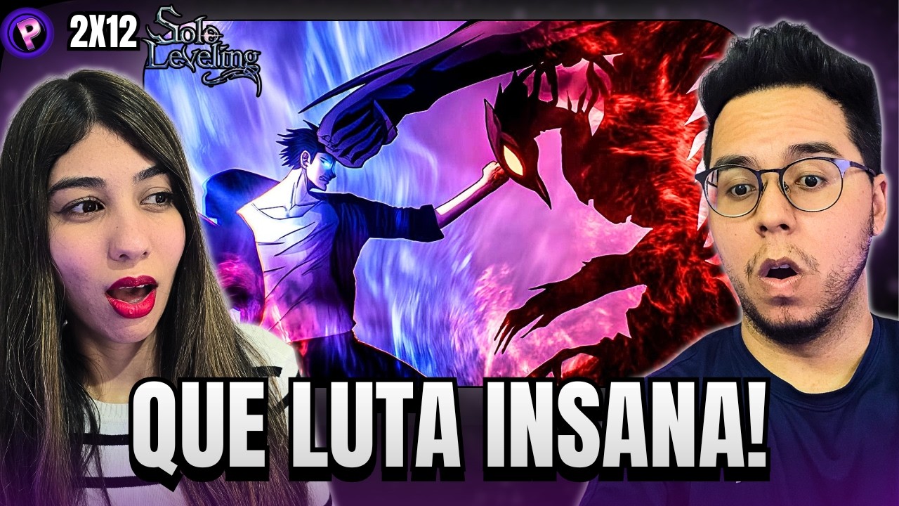 LUTA ÉPICA! JINWOO VS REI FORMIGA! | REACT SOLO LEVELING 2X12