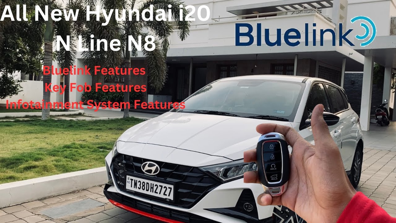 All New Hyundai i20 Tech features | Bluelink, Key Fob & Infotainment Explained ! | N Line N8 | Tamil