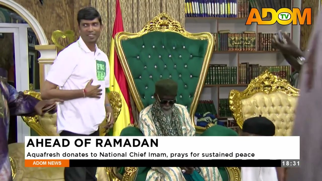 Ahead of Ramadan: Aquafresh donates to National Chief Imam, prays for sustained peace - News