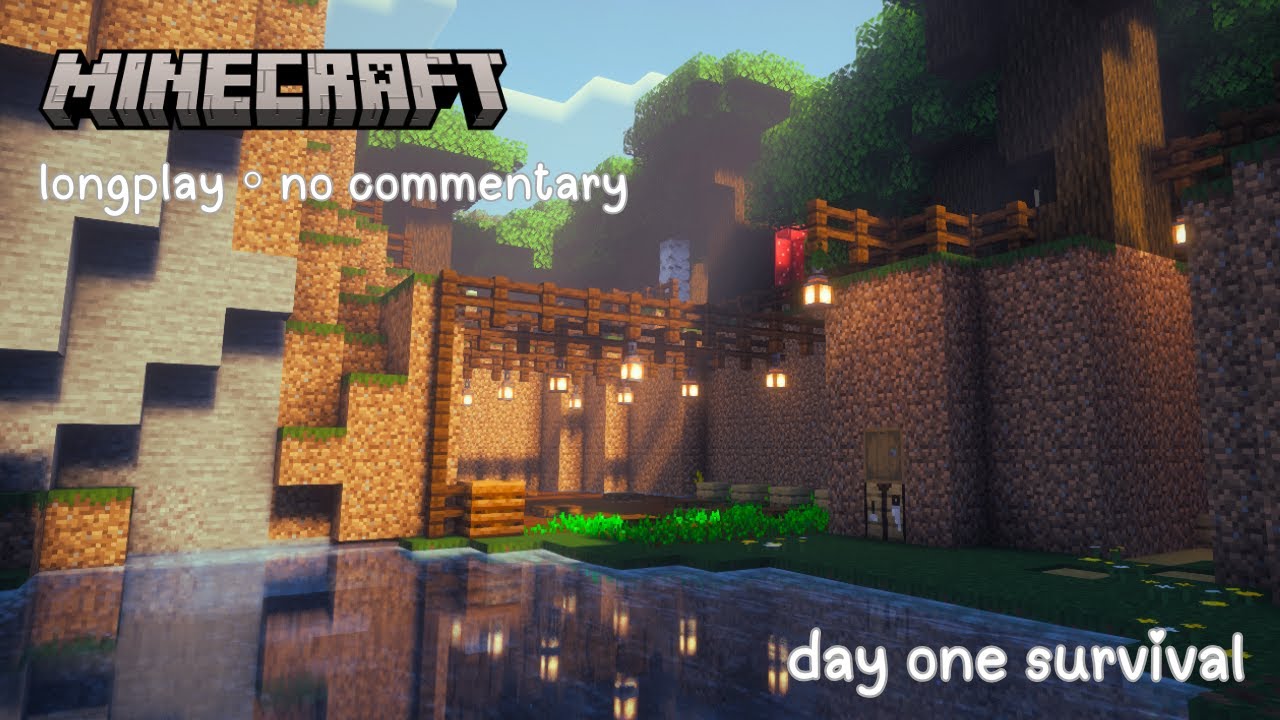 Minecraft Longplay - Early Survival in a Dark Oak Forest 1.21 (No Commentary) | Part One