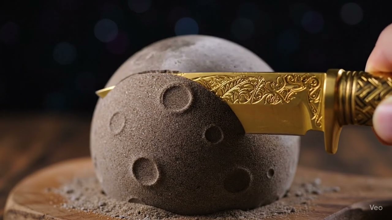 ASMR to relax now Cutting the Moon!🔪🌚#sun #moon #asmr #relaxing #satisfying #asmrsounds #sleep #ia