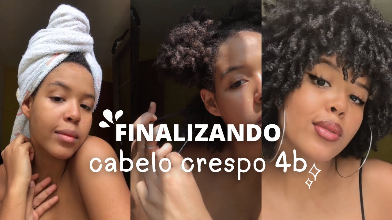 MINHA FINALIZAÇÃO 2022| Finalização cabelo crespo 4b/4c Volumão+ definição