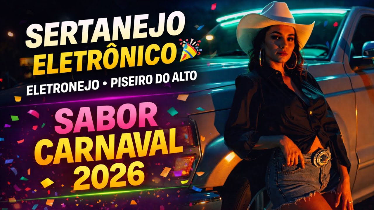 SERTANEJO ELETRÔNICO 🎉 SABOR CARNAVAL 2026 • ELETRONEJO • PISEIRO DO ALTO | DJ André do Beat