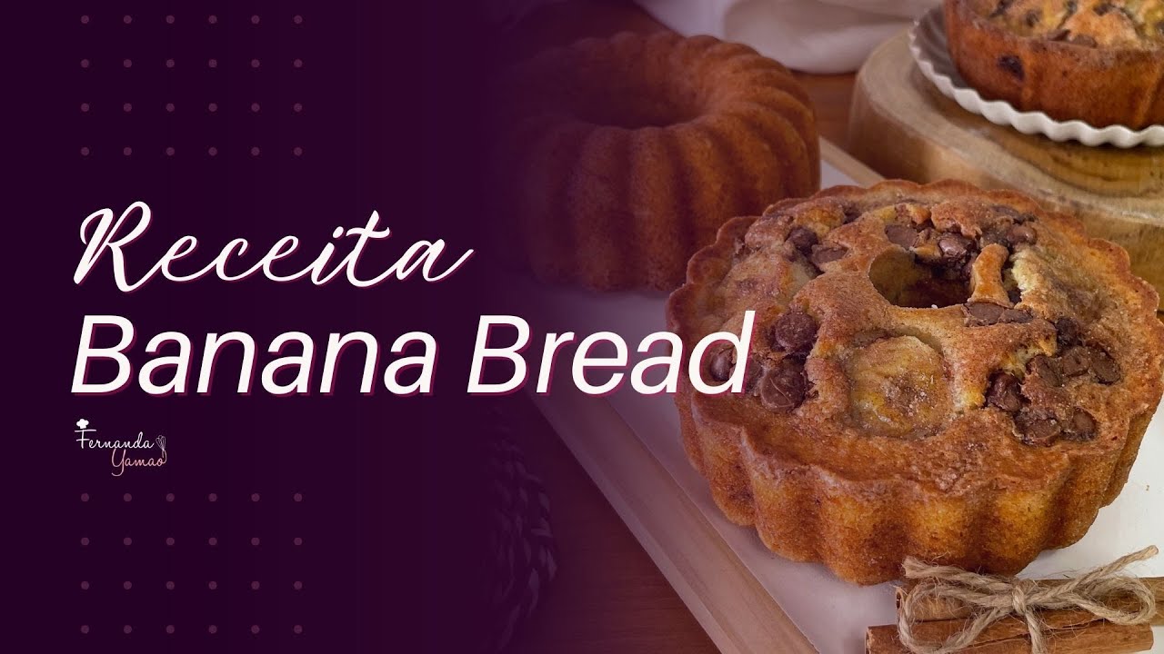 Bolo de Banana estilo americano fácil e perfeito para vender