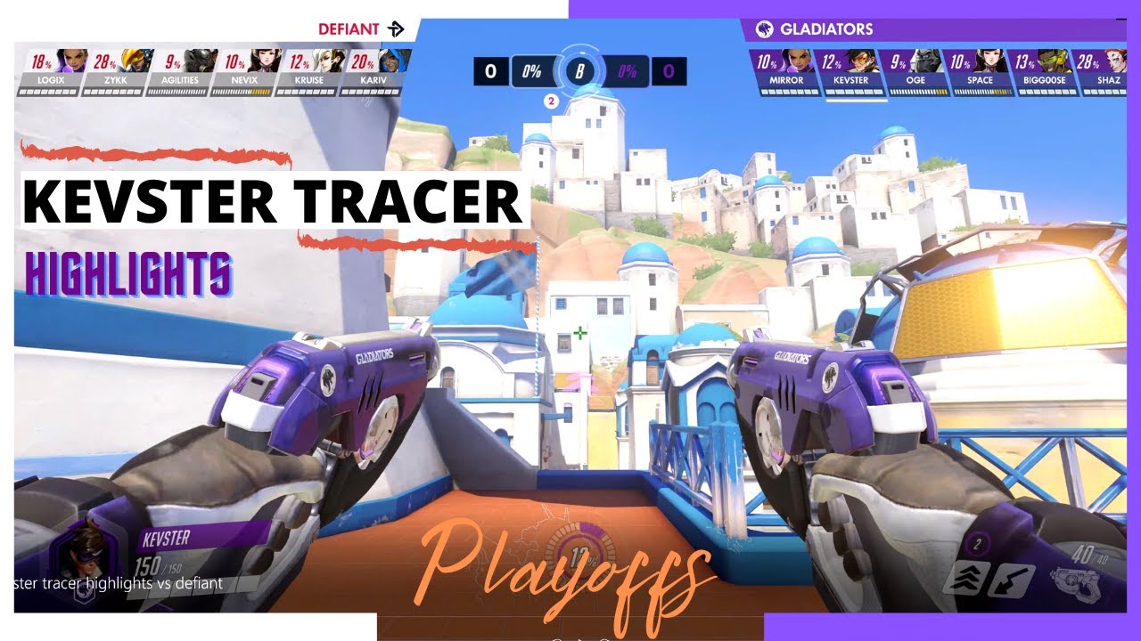 KEVSTER TRACER POV Highlights | Los Angeles Gladiators vs Toronto Defiant | OWL Season 2020 Playoffs