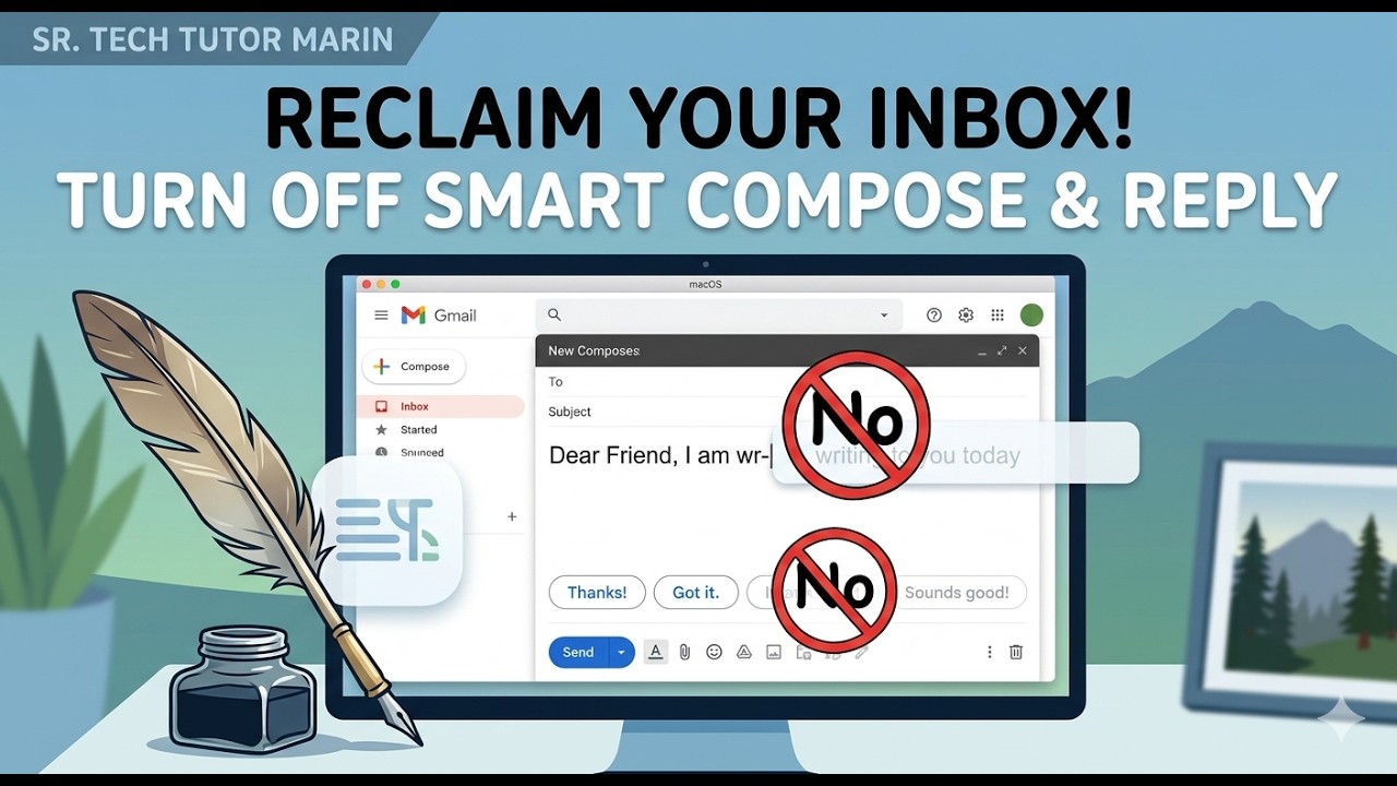 How To Turn OFF Gmail Smart Reply and Smart Compose Features