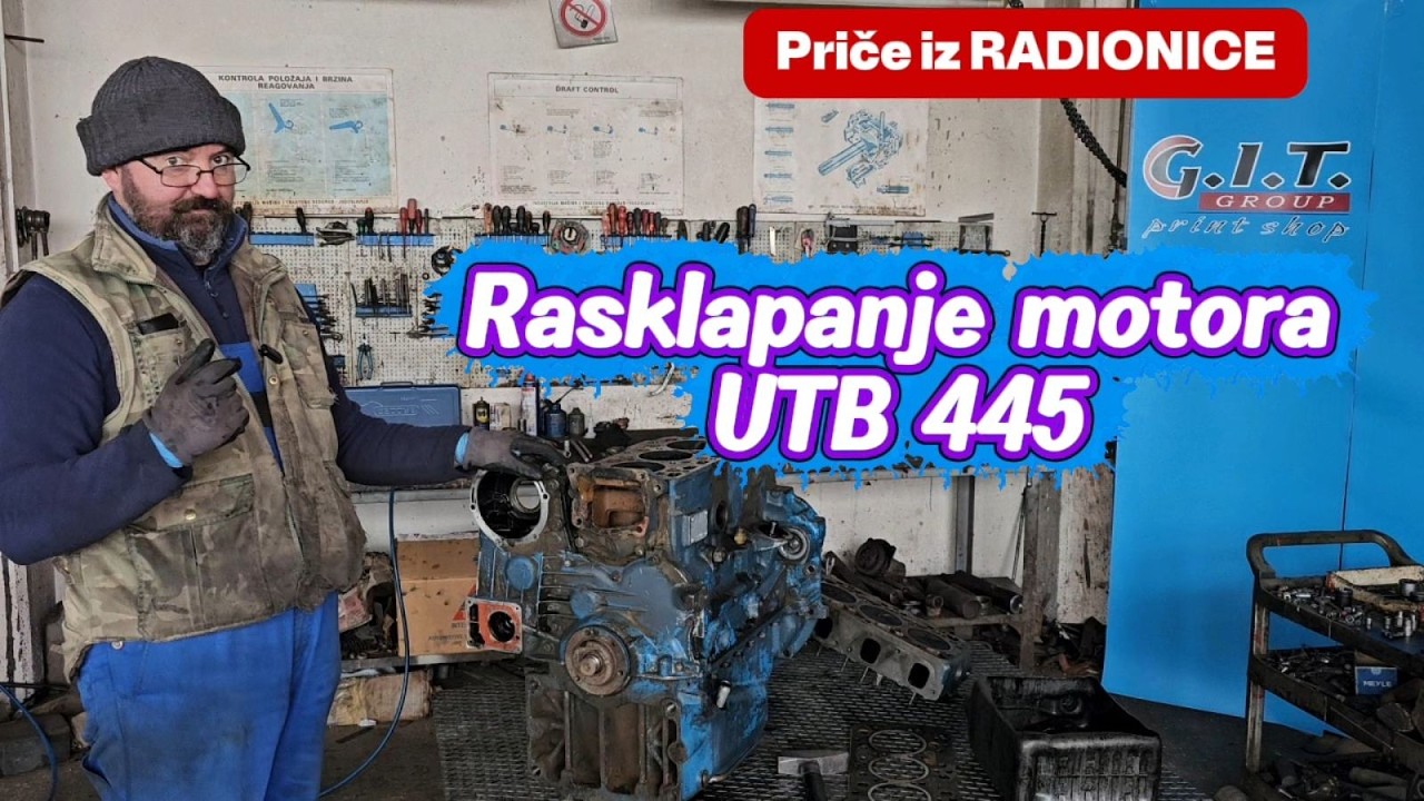 Rasklapanje motora UTB 445 (Priče iz RADIONICE)
