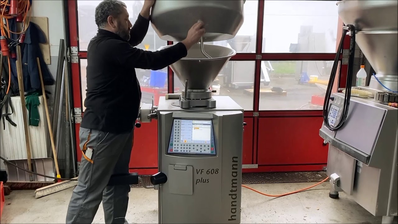 Handtmann VF 608 Plus vacuum filler.