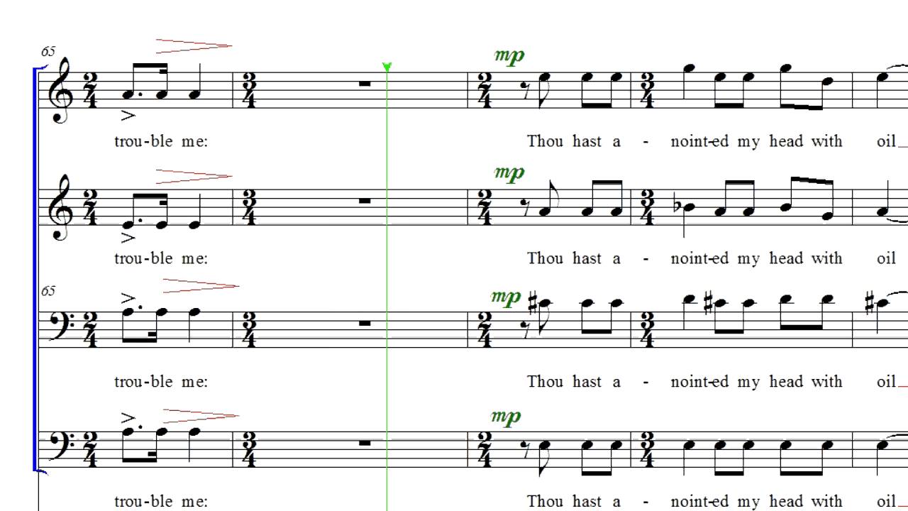 The Lord is My Shepherd (Rutter) - Tenor