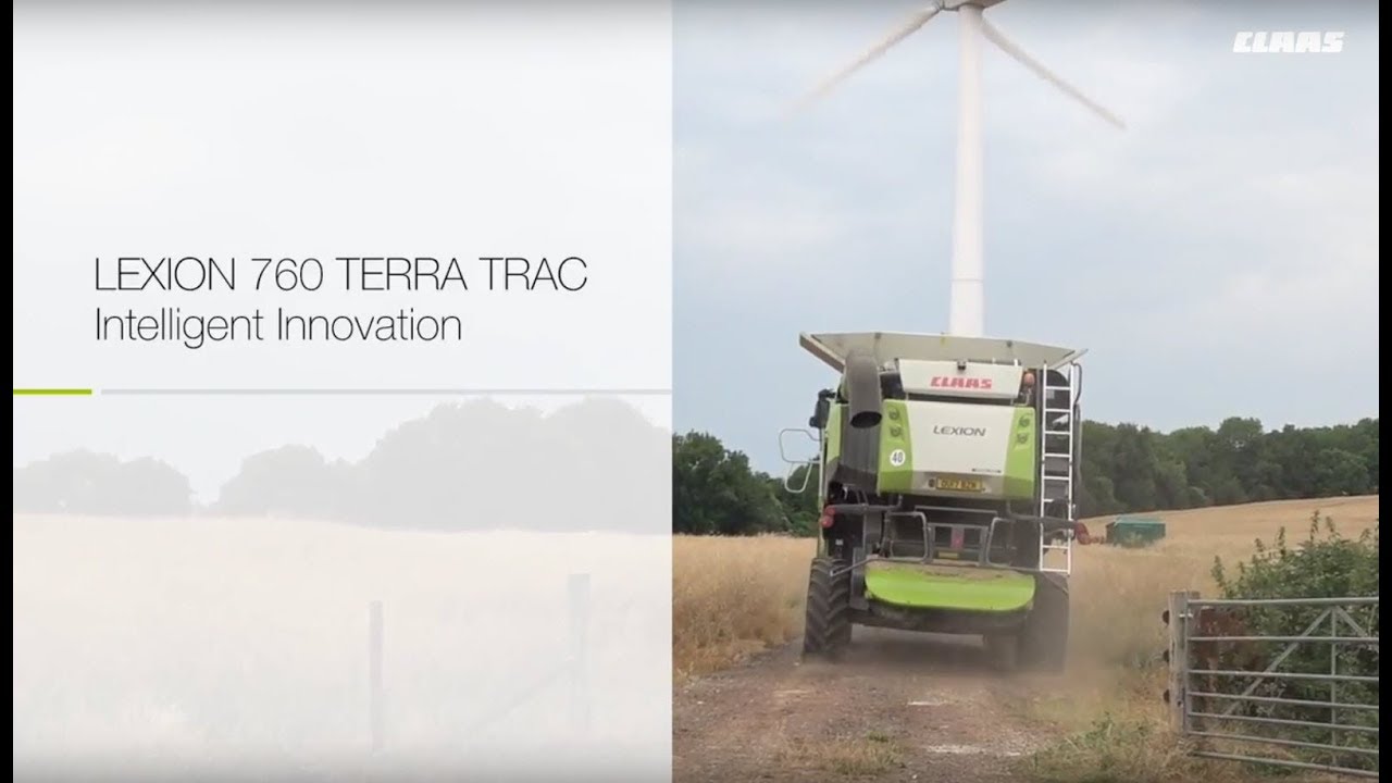 Intelligent Innovation. LEXION 760 TT. Gareth Adams, Newport.