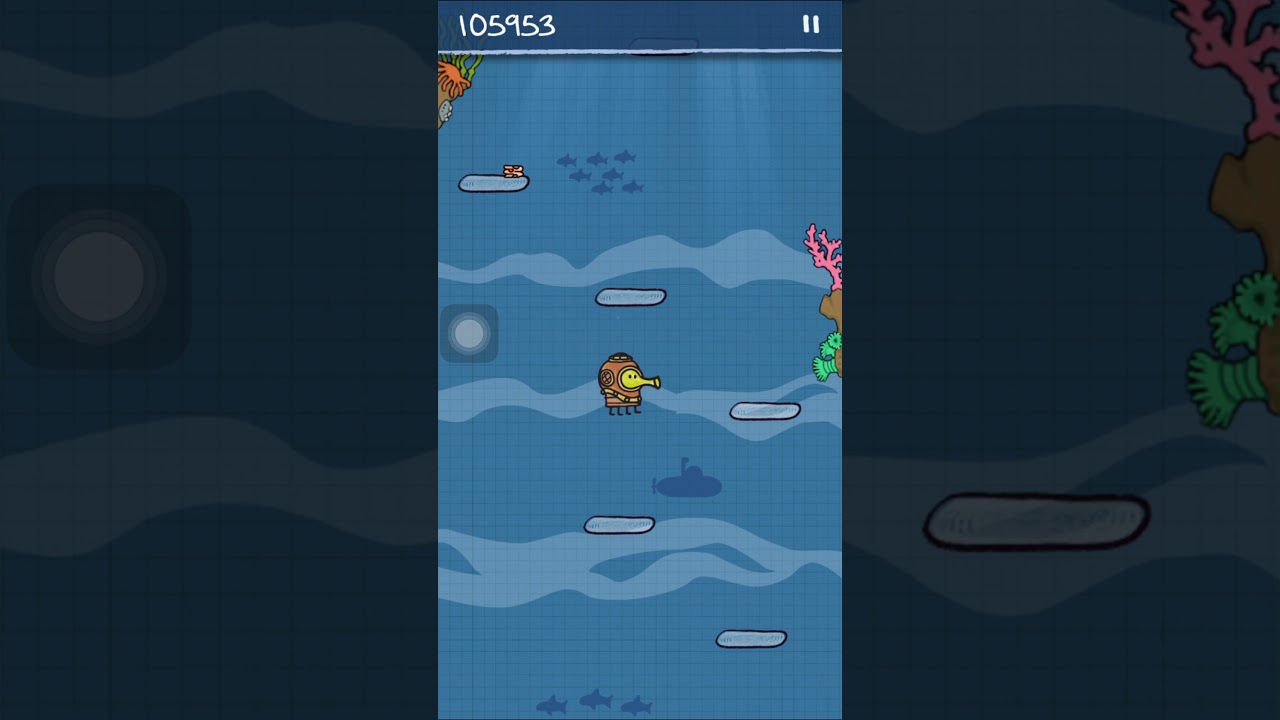 Doodle Jump (Underwater Theme) High Score 281,602 points NO CHEATS OR HACKS