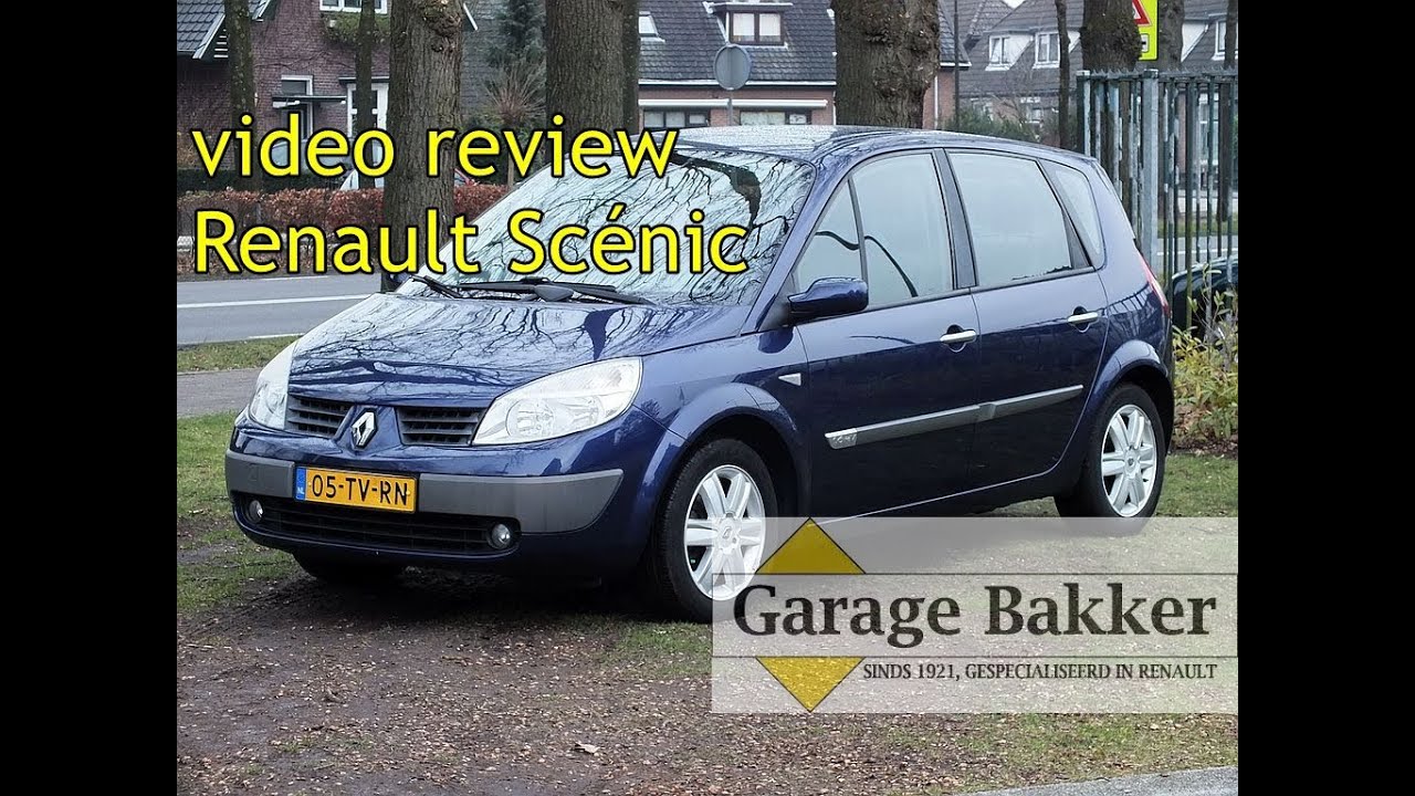Video review Renault Scénic 1.6 16v Dynamique Comfort, 2005, 05-TV-RN