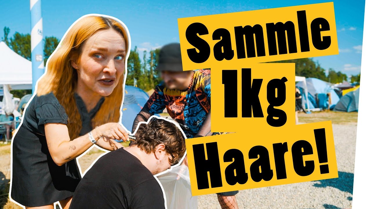 Sammle 1 Kilo Haare auf dem Festival || Das schaffst du nie!
