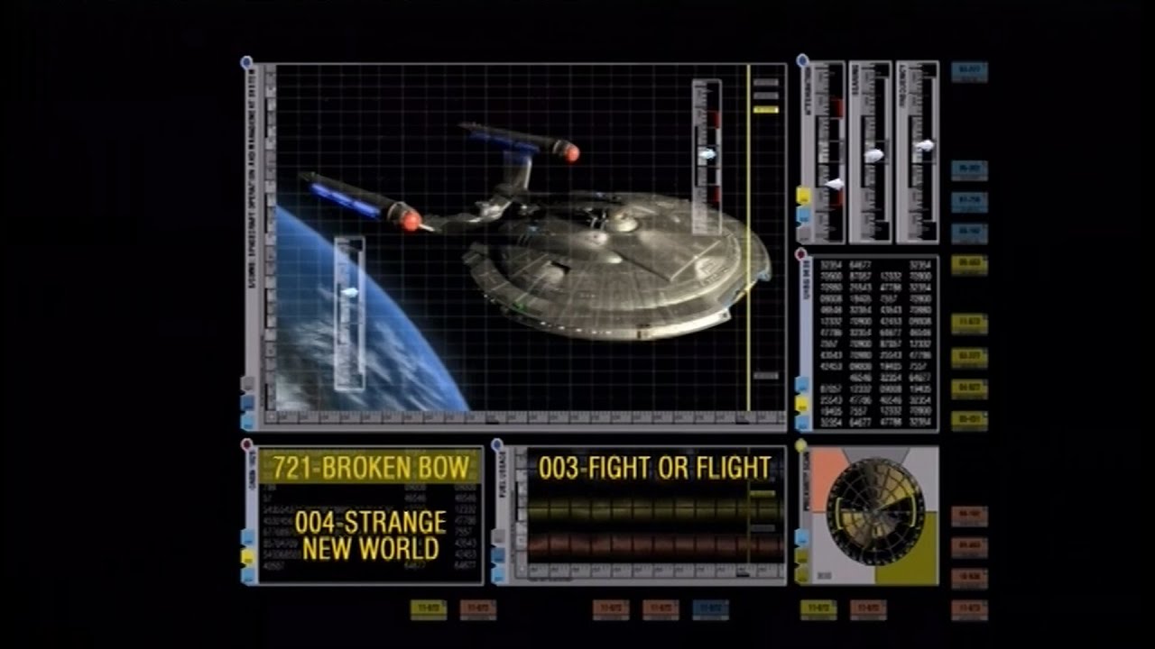 Star Trek Enterprise DVD Menu Tour - Seasons 1 - 4